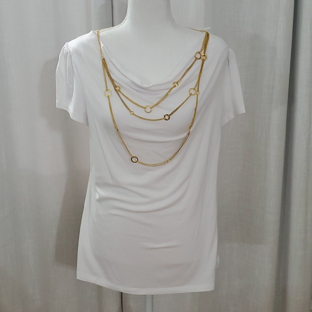 Mercer Street Studio NWT top with necklace sz smal